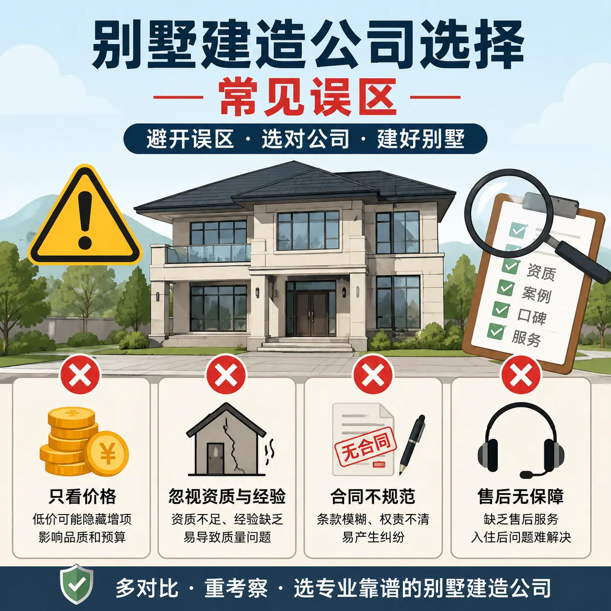 册亨 别墅建造公司推荐：了解市场行情与服务内容