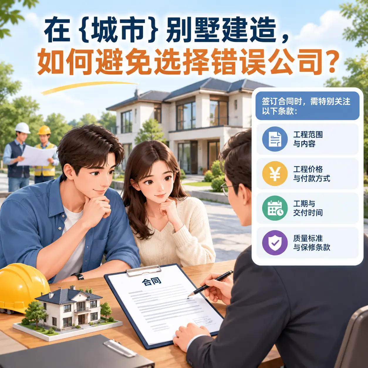 在 册亨 别墅建造，如何避免选择错误公司？