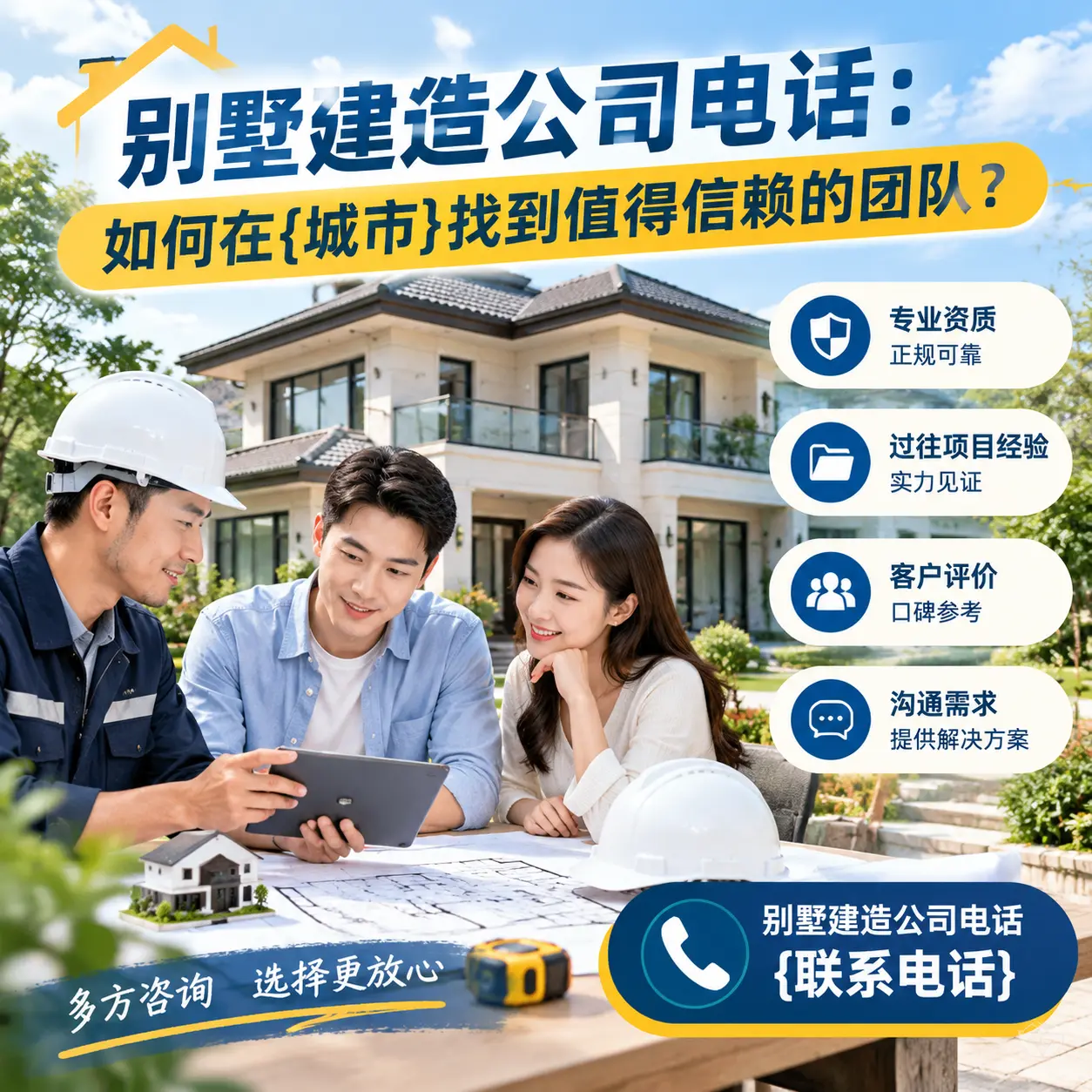 别墅建造公司电话:如何在册亨找到值得信赖的团队?