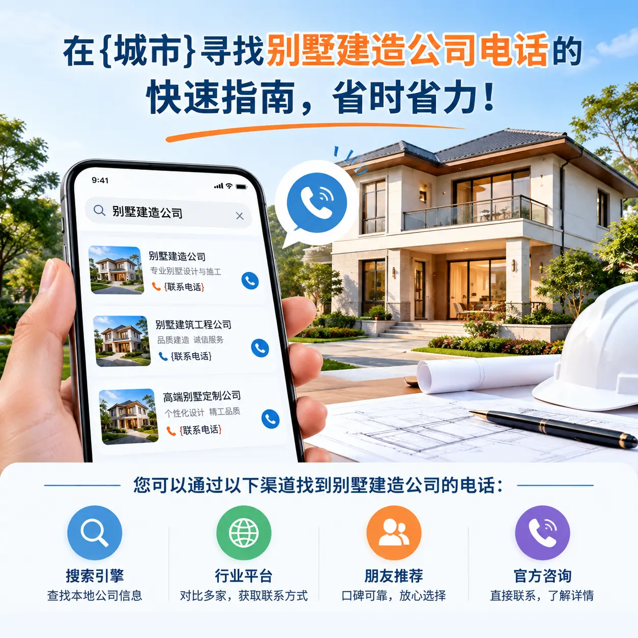在册亨寻找别墅建造公司电话的快速指南，省时省力！