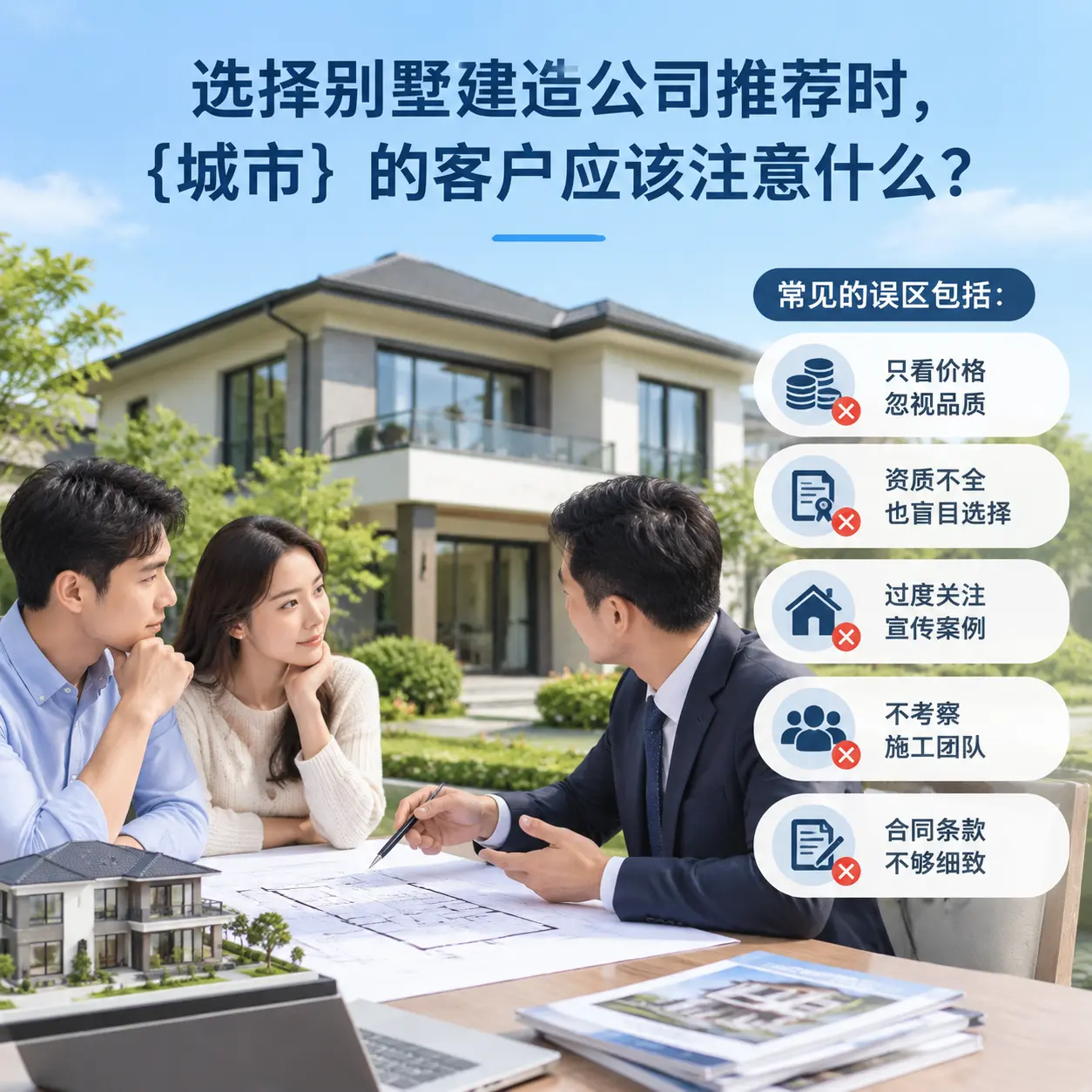 选择别墅建造公司推荐时,册亨 的客户应该注意什么?