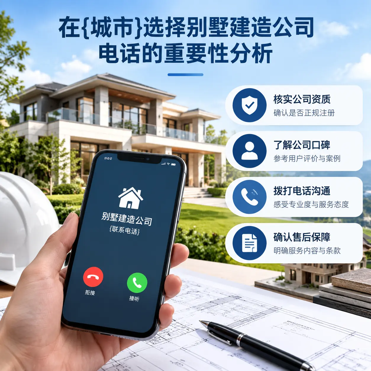 在册亨选择别墅建造公司电话的重要性分析